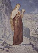 Pierre Puvis de Chavannes Hl. Maria Magdalena in der Wuste oil painting